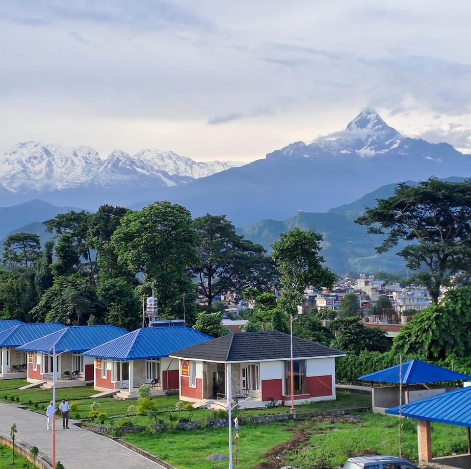 Yoga session at Bindabasini Prakritic Chikitsalaya
